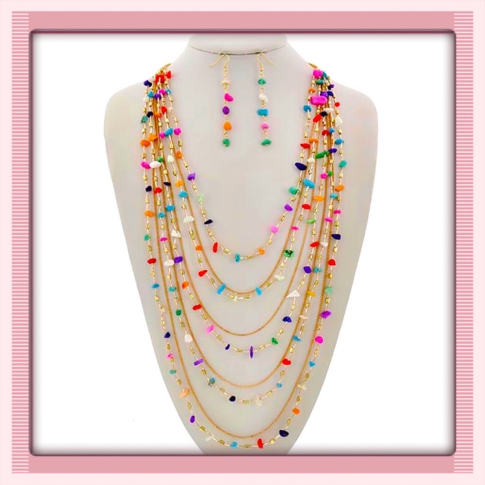 🪴Necklace Earrings Set